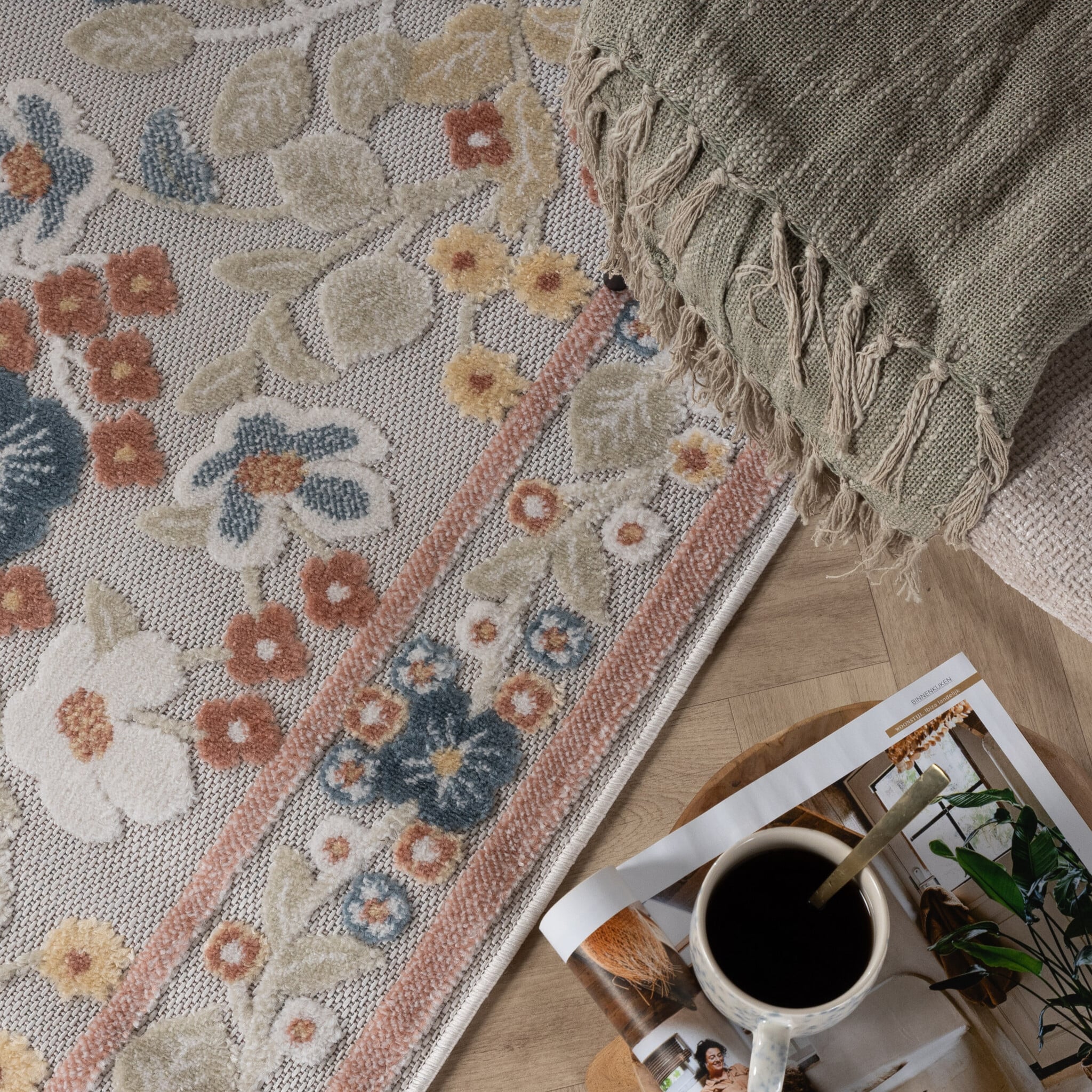 Indoor Outdoor Rug - Bloom Oriental Multicolour