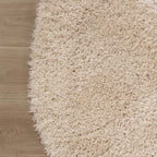 Round Shaggy Rug - Blaze Beige