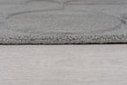Round modern floor rug - Mozo Gigi Gray