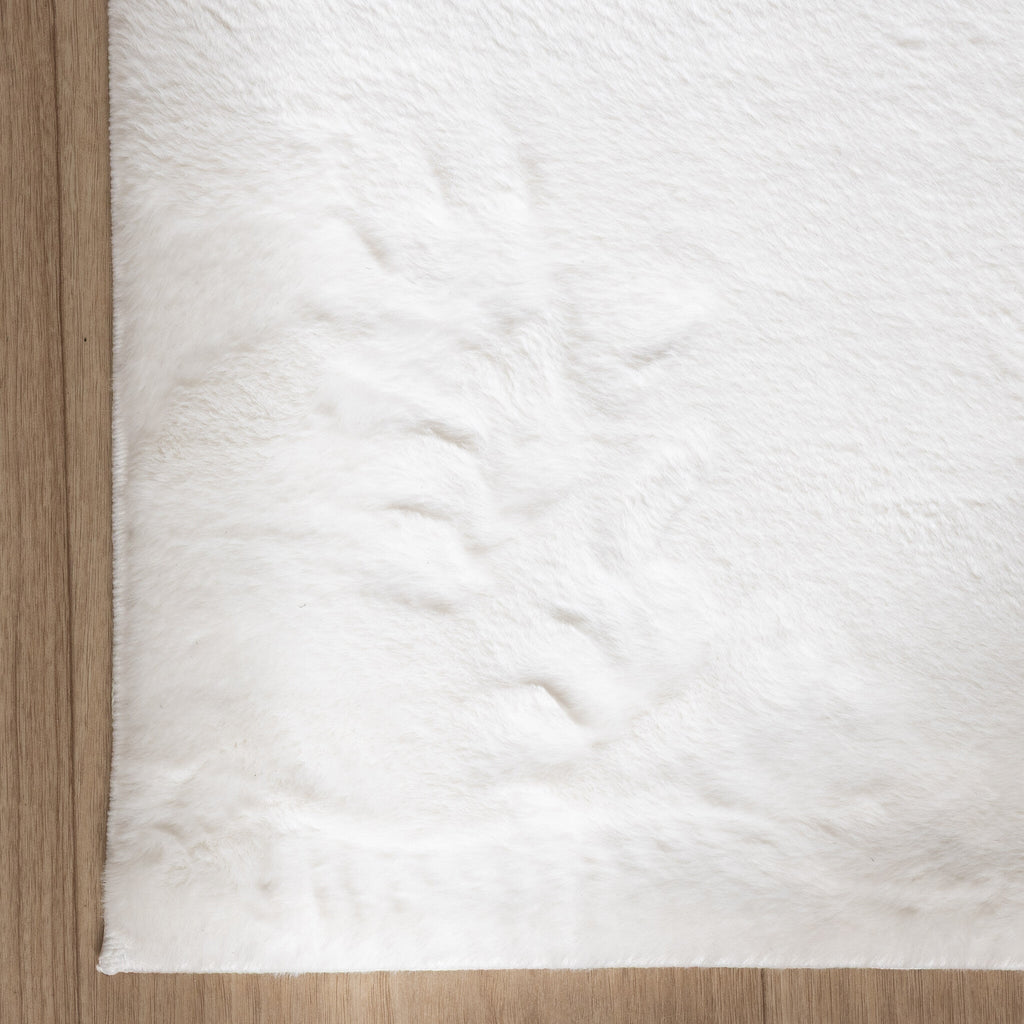 Soft low-pile Runner - Cosy White