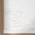 Soft low-pile Runner - Cosy White