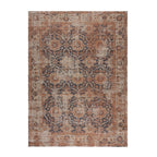 Jute floor rug - Mauro Vintage Brown/Blue