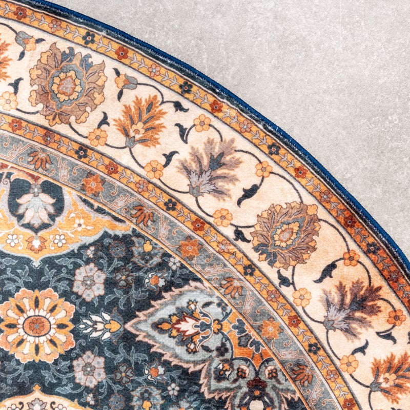 Round Vintage Rug - Imagine Oriental Rustic