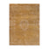 Vintage Floor Rug - Fading World Medallion Ochre Yellow 9145