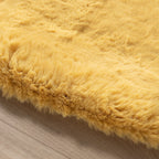 Round High Pile Rug - Comfy Supreme Yellow