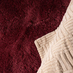 Washable High Pile Rug - Ziggy Red
