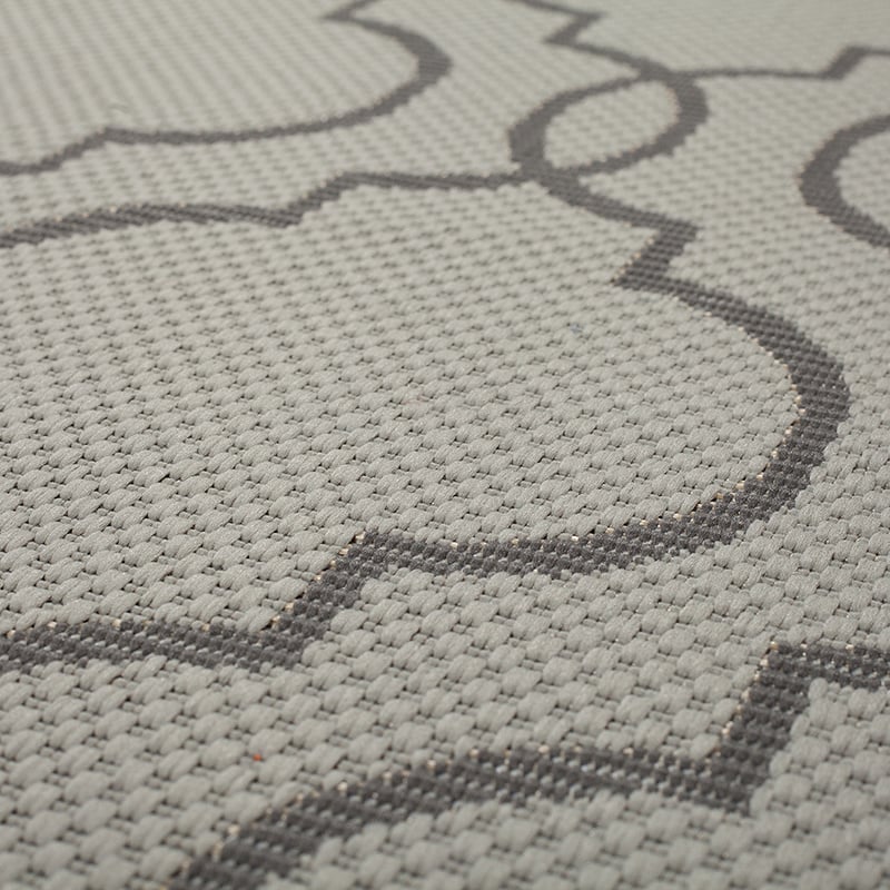 Retro outdoor rug - Floreno Milan Grey/Anthracite