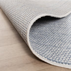 Sustainable Low-Pile Rug - Lykke Light Blue