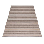 Striped outdoor rug - Sunara Beige
