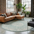 Round Vintage Rug - Wonder Oriental