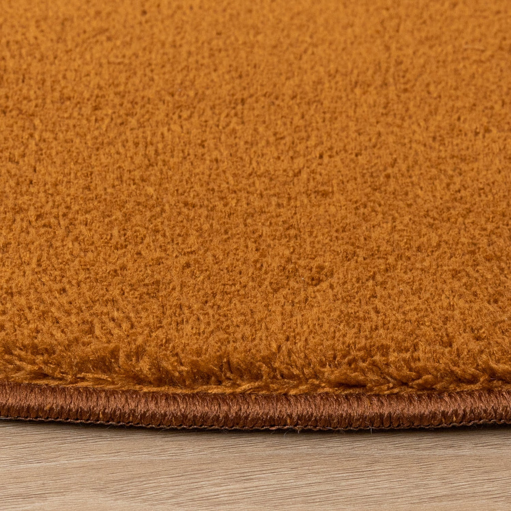 Round Washable Rug - Vivid Terra