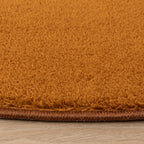 Round Washable Rug - Vivid Terra