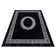 Modern Floor Rug - Plus Black 8009