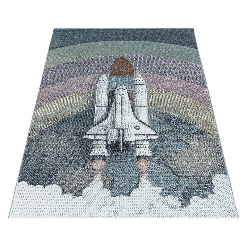 Kids Rug - Fleurtje Rocket Multicolor