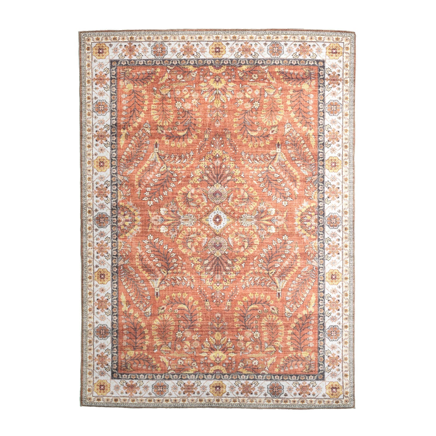 Vintage Outdoor Rug - Santo Flora Terra
