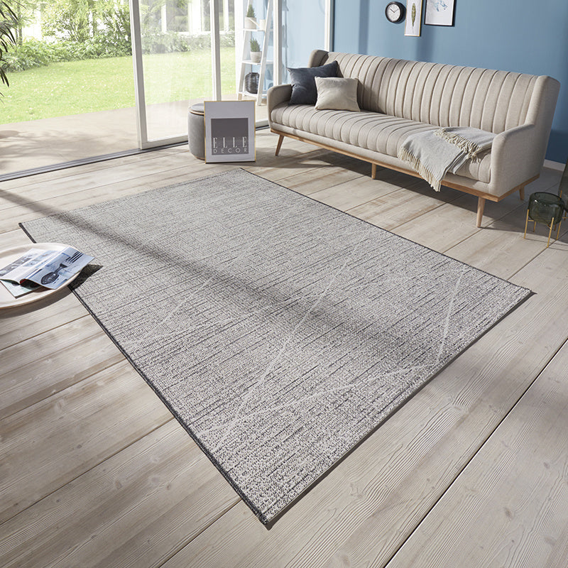 Outdoor Floor Rug - Curious Cream Anthracite Blois