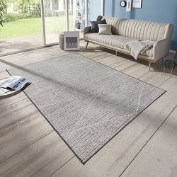 Outdoor Floor Rug - Curious Cream Anthracite Blois