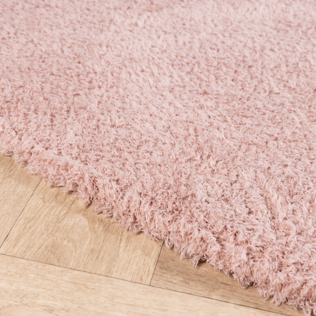 Soft organic rug - Teddy Pink