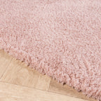Soft organic rug - Teddy Pink