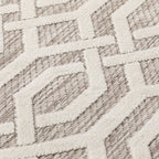Outdoor Rug - Piatto Mataro Cream/White