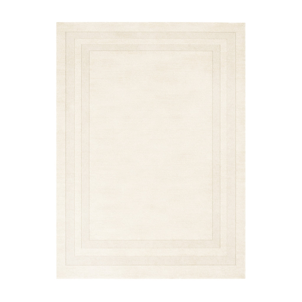 Wool Rug – Judith Border Cream