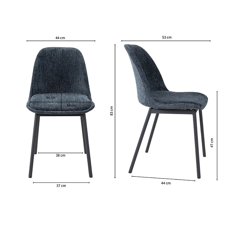 Dining Chair - Lana Blue