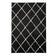 High Pile Rug - Grand Lines Black/Cream