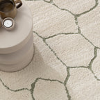 Scandinavian Rug - Yune Stone Cream/Green