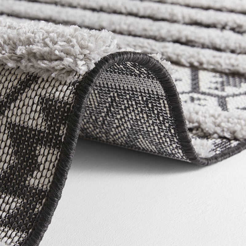 Scandinavian floor rug - Handira Sebou Grey