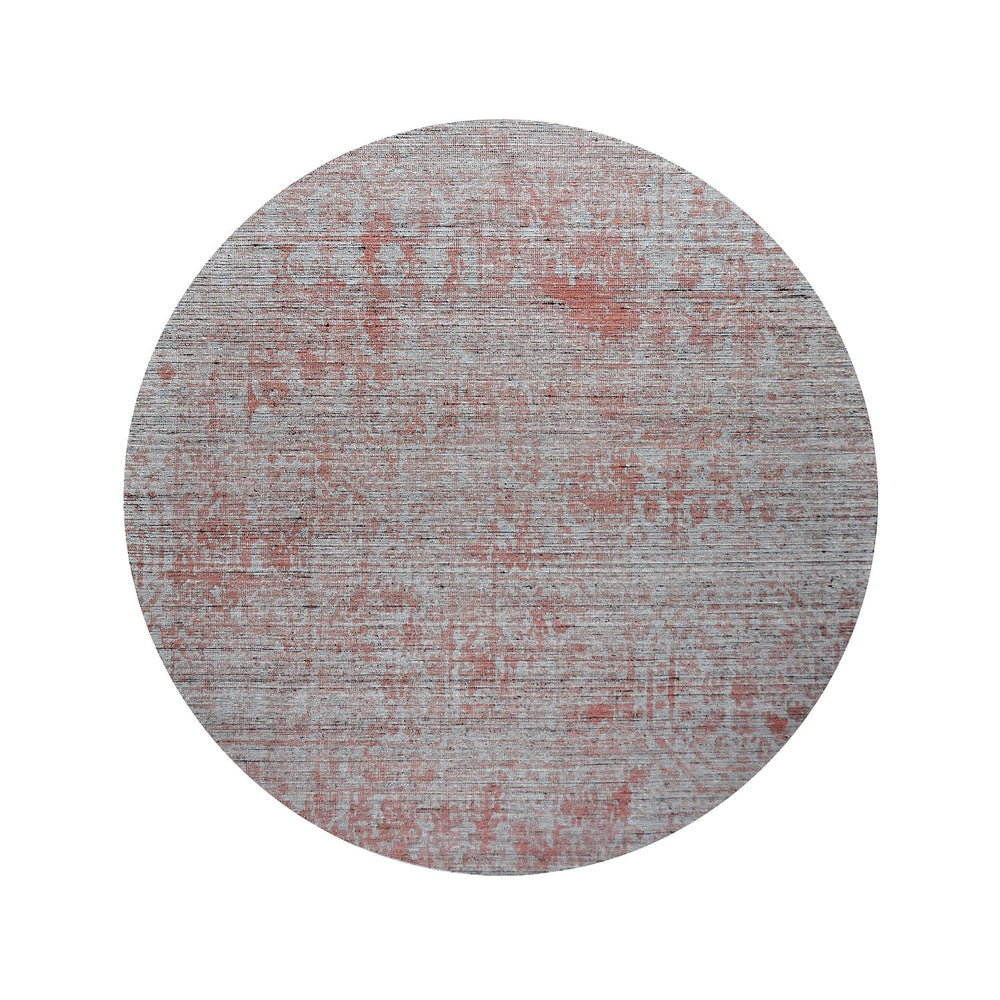 Round Wool Rug - Mathis Red