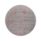 Round Wool Rug - Mathis Red