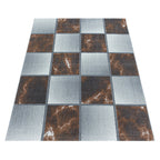 Modern floor rug - Optimism Box Brown/Grey