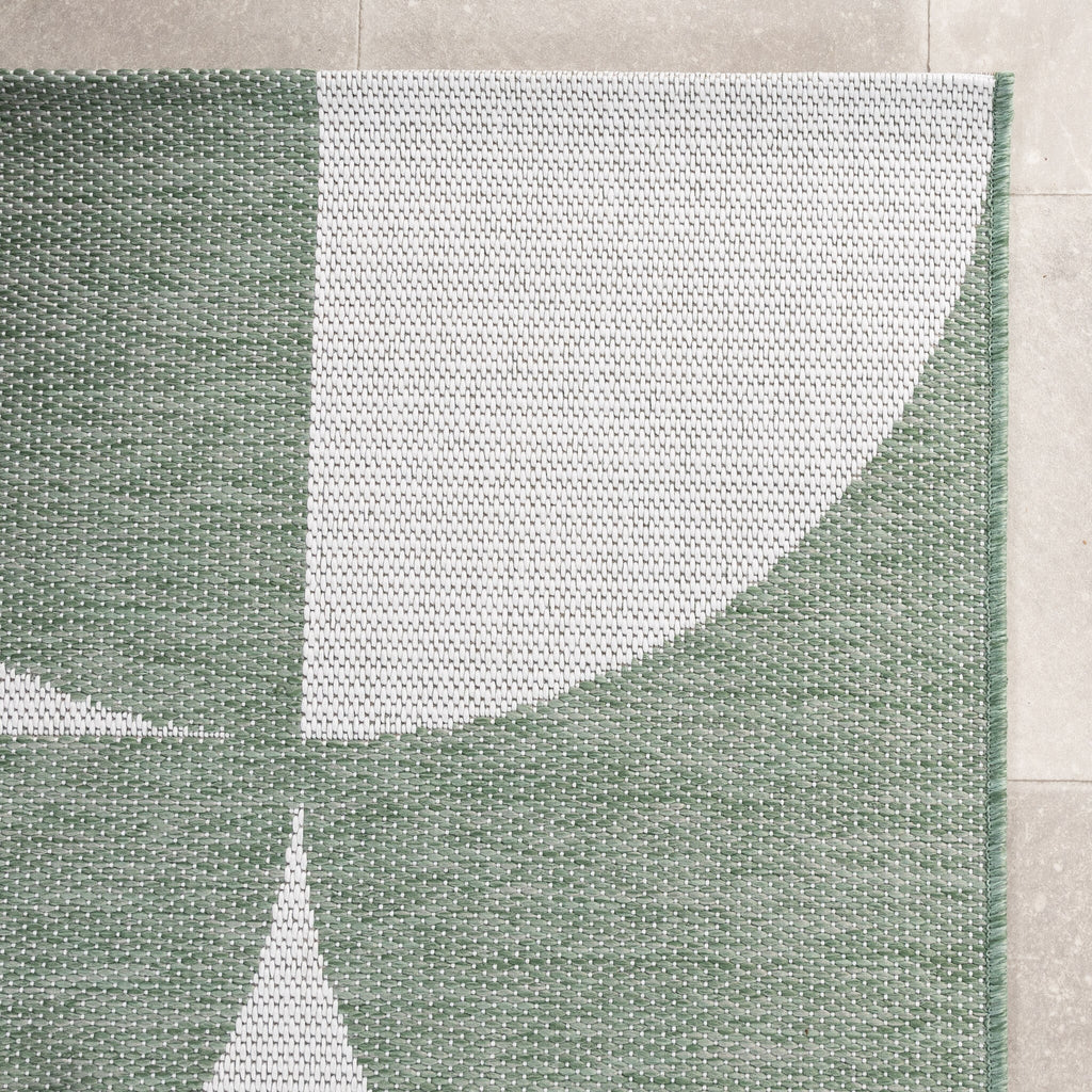 Outdoor Rug - Summer Shapes Green