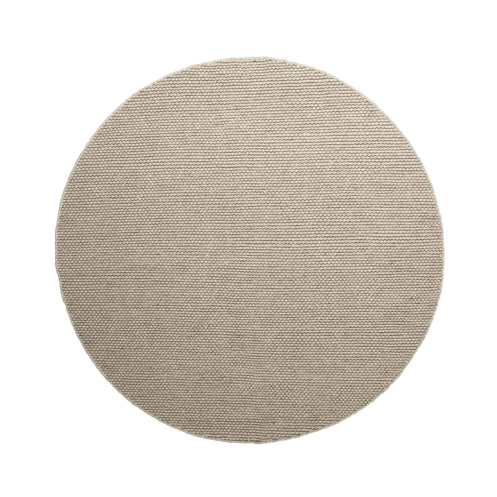 Round Wool Rug - Bliss Beige/Brown