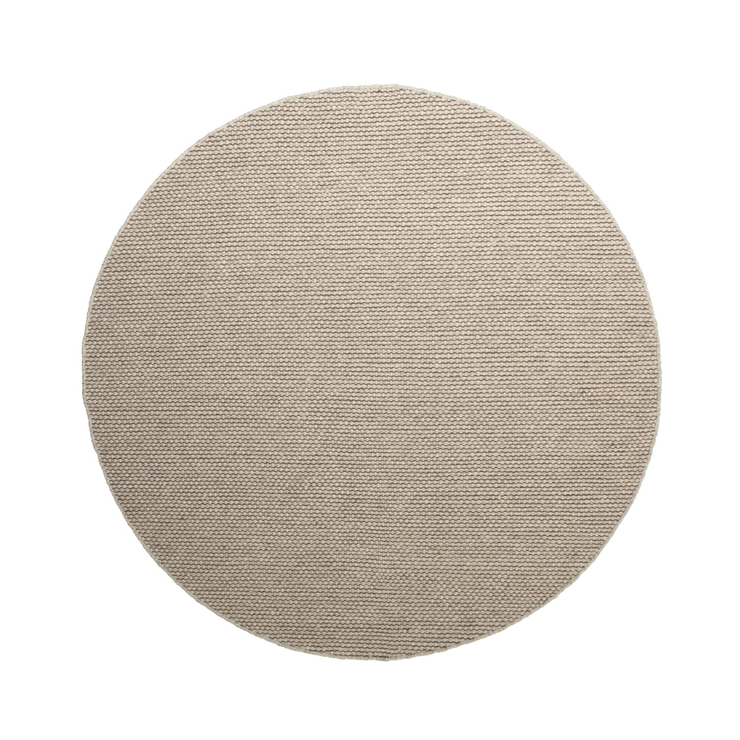 Round Wool Rug - Bliss Beige/Brown