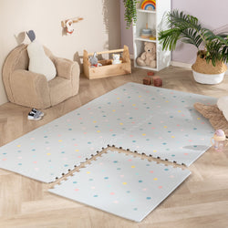 Foam Puzzle Mat – Alfie Dots Light Grey