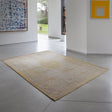 Vintage floor rug - Fading World Medallion Yellow 9062