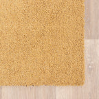 Washable Rug - Clean Ochre Yellow