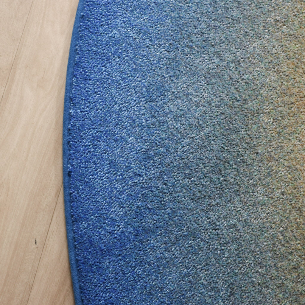 Organic Rug – Mellow Blue/Yellow