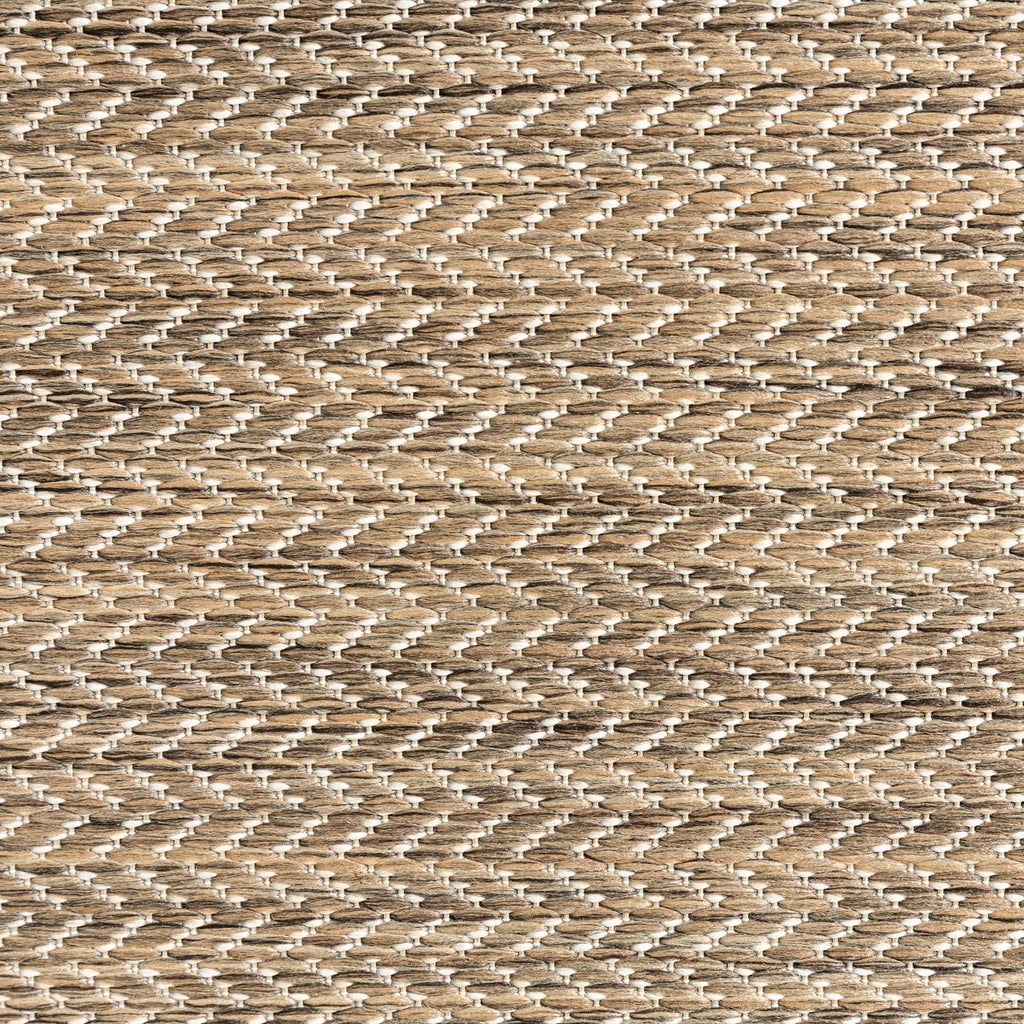 Round Outdoor Rug - Malta Arrow Natural