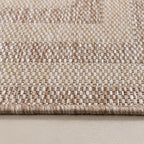 Balcony Rug - Sierra Frame Beige/Cream