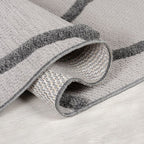 Scandinavian floor rug - Yaso Safi Gray