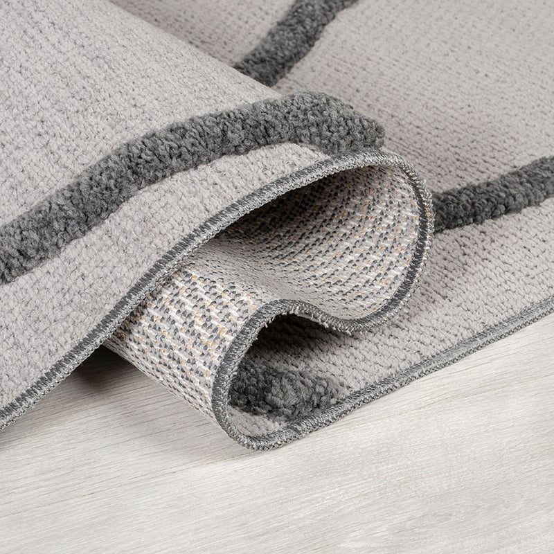 Scandinavian floor rug - Yaso Safi Gray