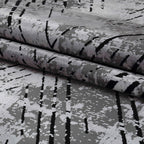 Abstract floor rug - Elitha Geo Anthracite