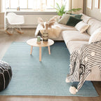 Wool Rug - Wise Blue