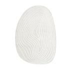 Organic floor rug - Vince 6161 White