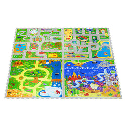 Foam Puzzle Mat - Max Dino Safari Multicolor