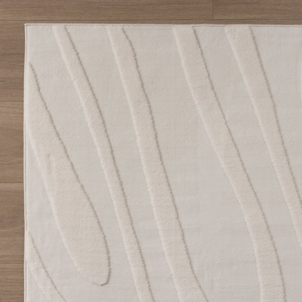 Scandinavian Rug - Charm Shapes White