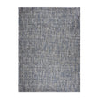 Flat woven floor rug - Henri Blue