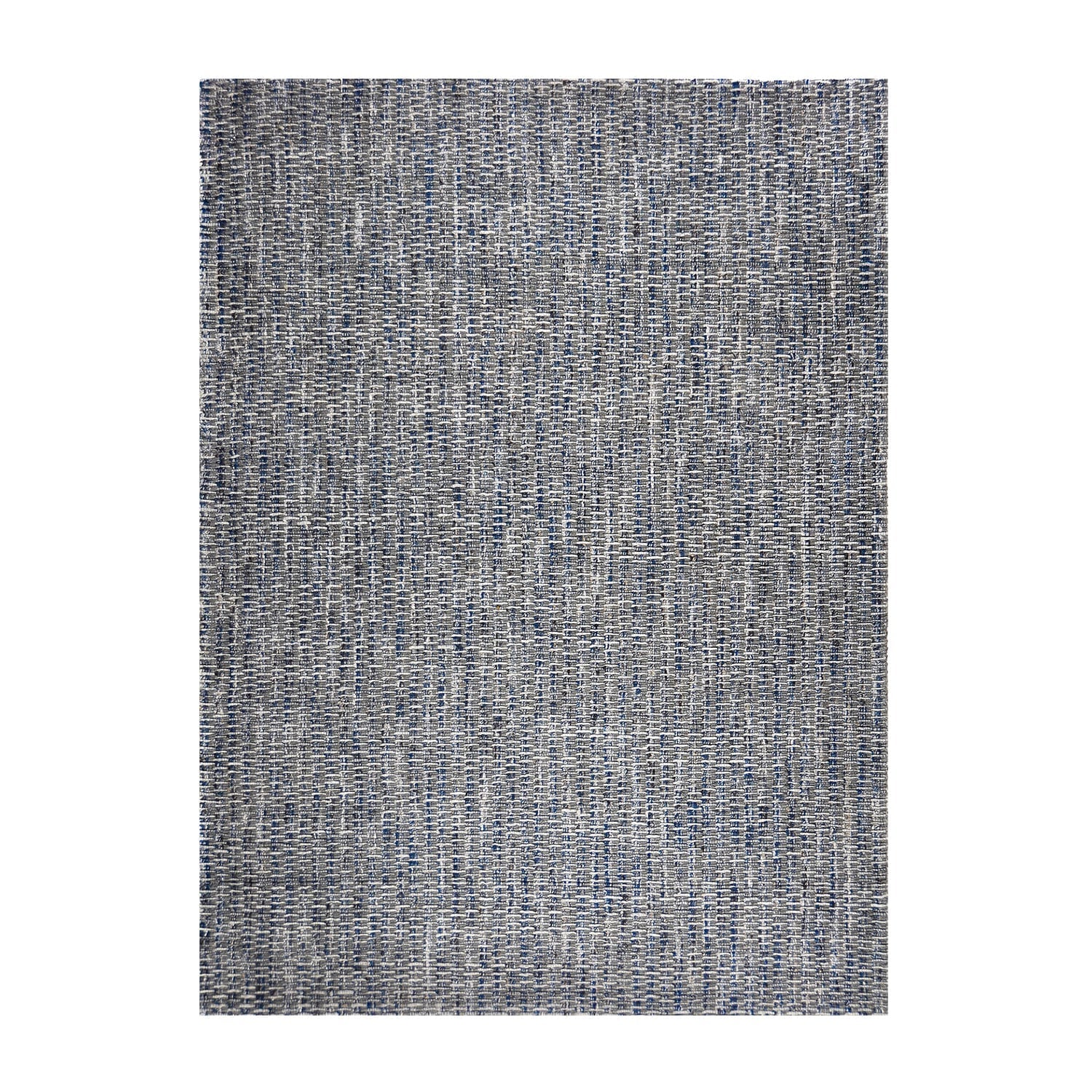 Flat woven floor rug - Henri Blue
